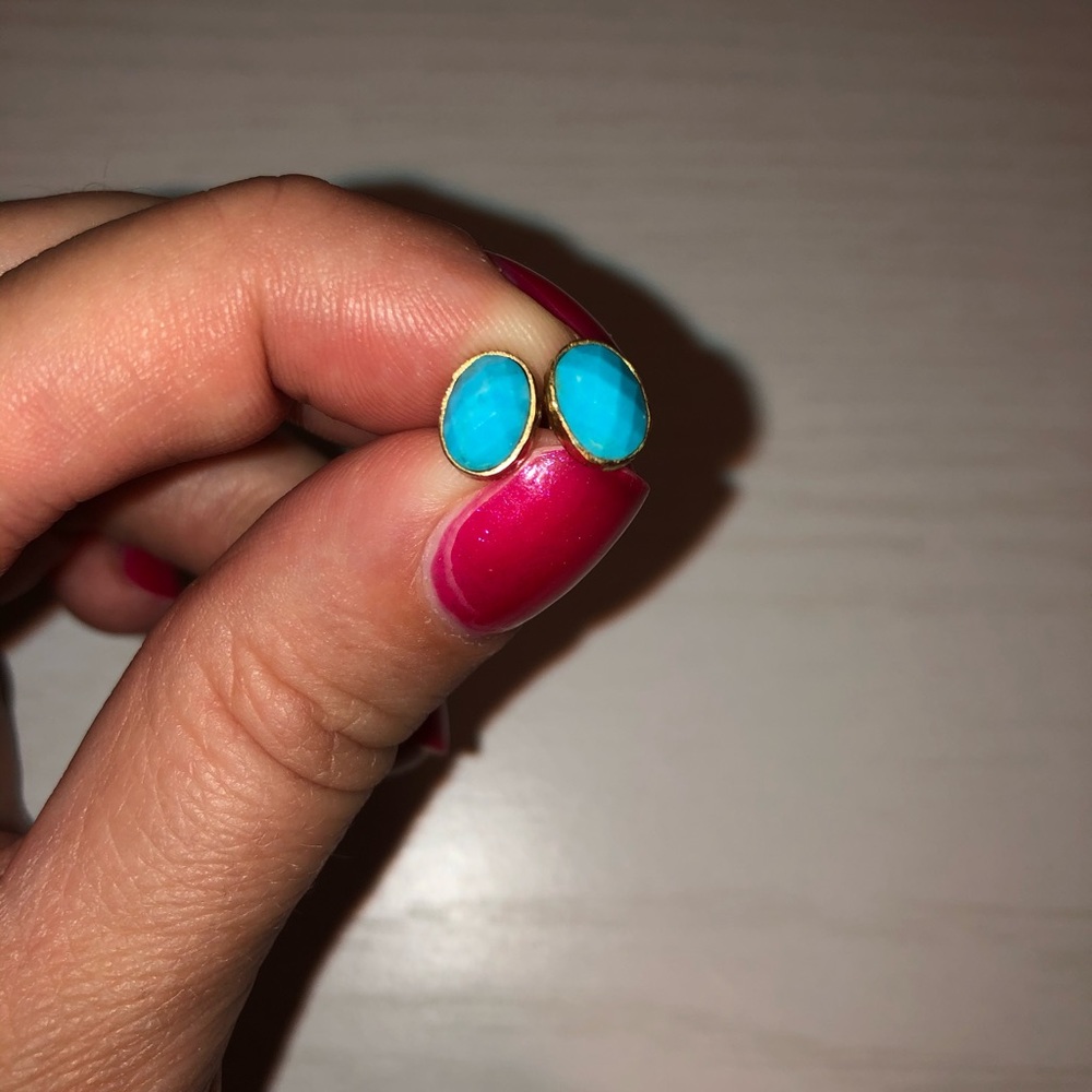 Turquoise studs